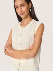 Soaked in Luxury SLSusanna Knit 100% Cotton Vest - Image 4 of 6