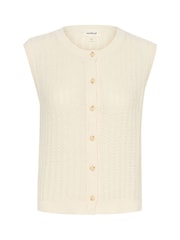 Soaked in Luxury SLSusanna Knit 100% Cotton Vest - Image 5 of 6