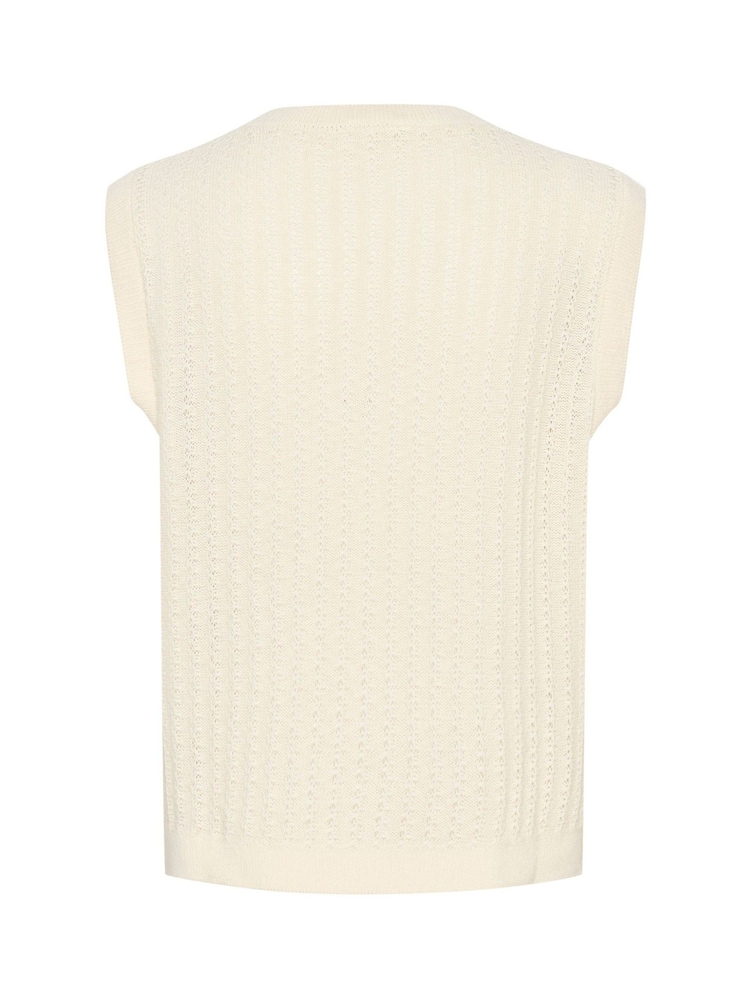 Soaked in Luxury SLSusanna Knit 100% Cotton Vest - Image 6 of 6