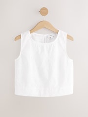 White Cornelli Shell Top - Image 6 of 8