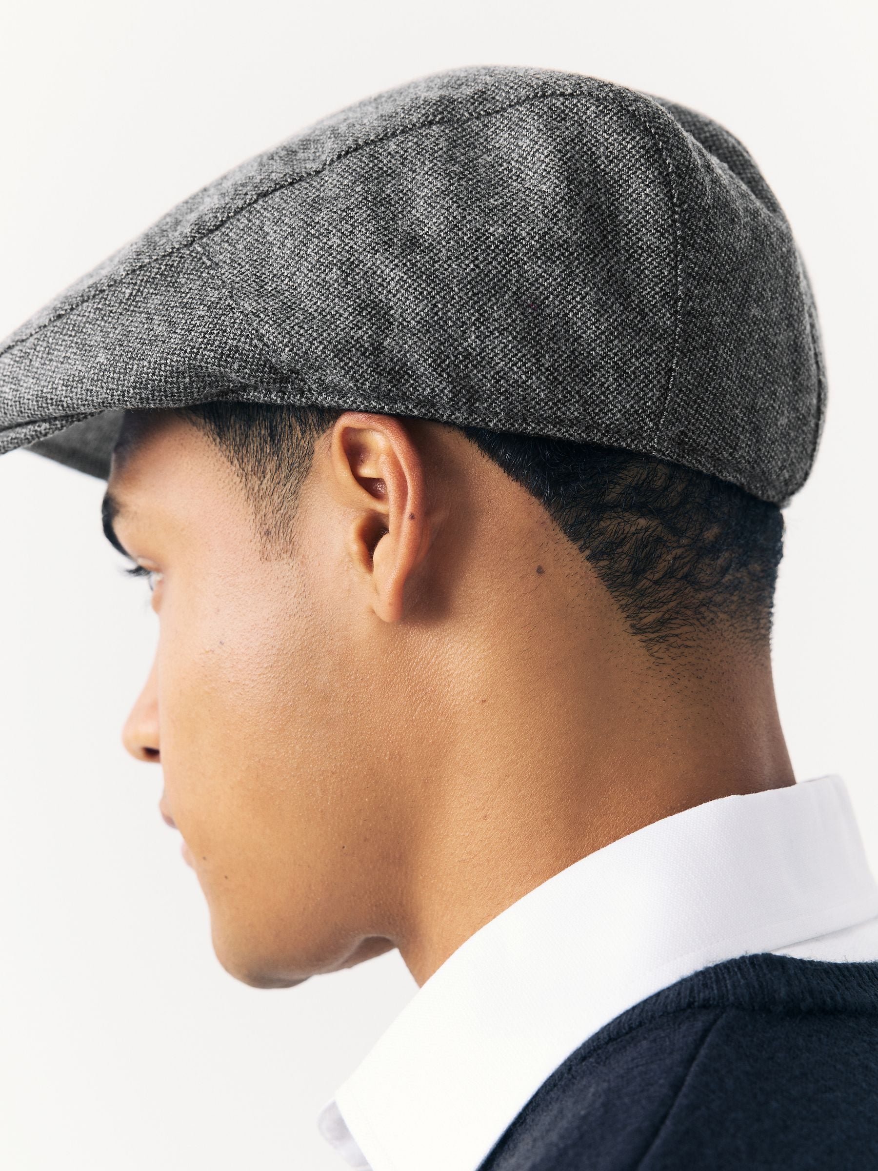 帽子 Cloveru Limited Herringbone Cap moat Buy Charcoal Herringbone Flat Cap from Next South Africa