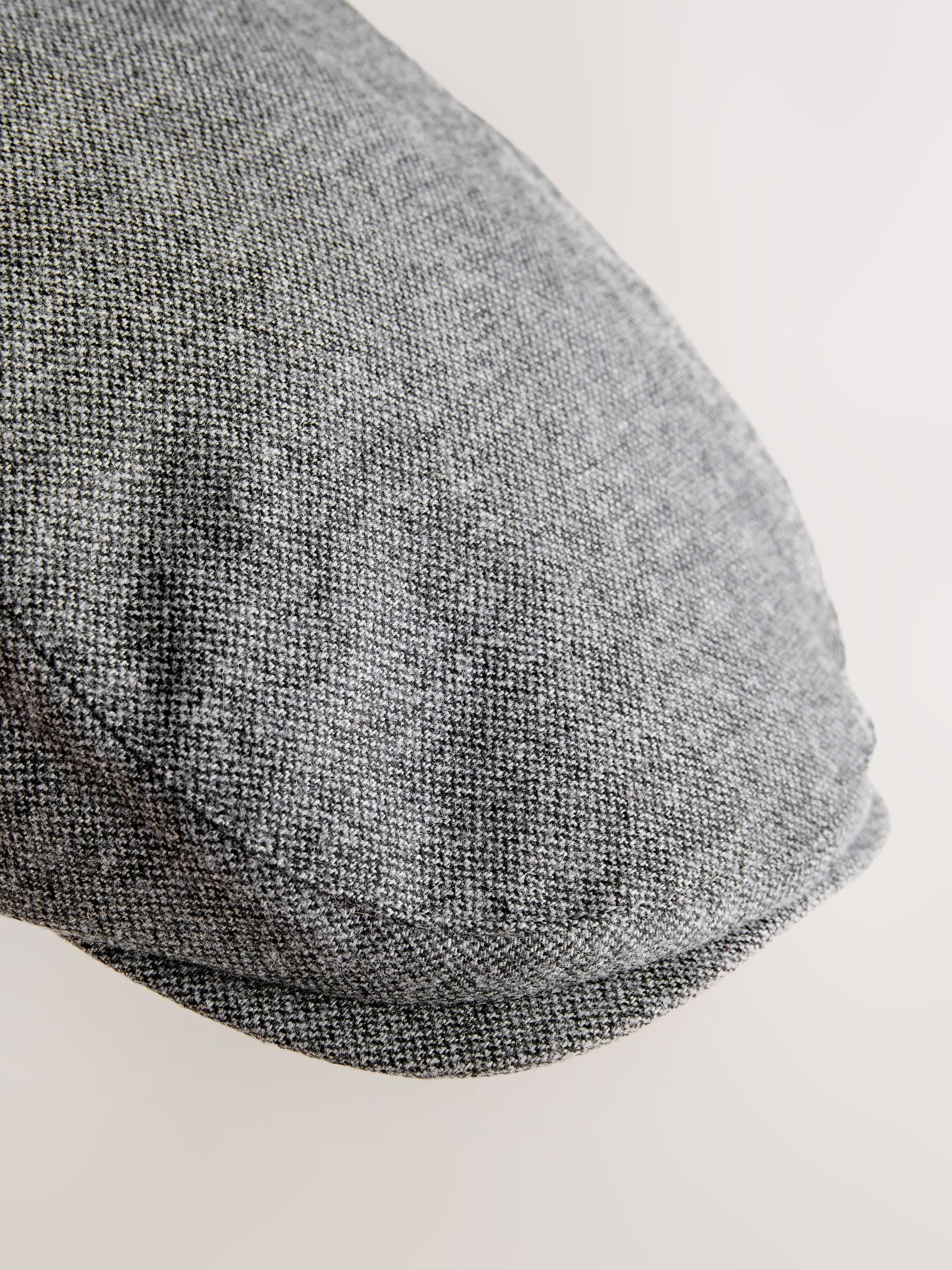 Buy Charcoal Herringbone Flat Cap from Next South Africa