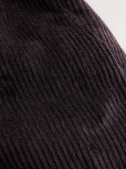 Chocolate Brown Cord Flat Cap - Image 3 of 3
