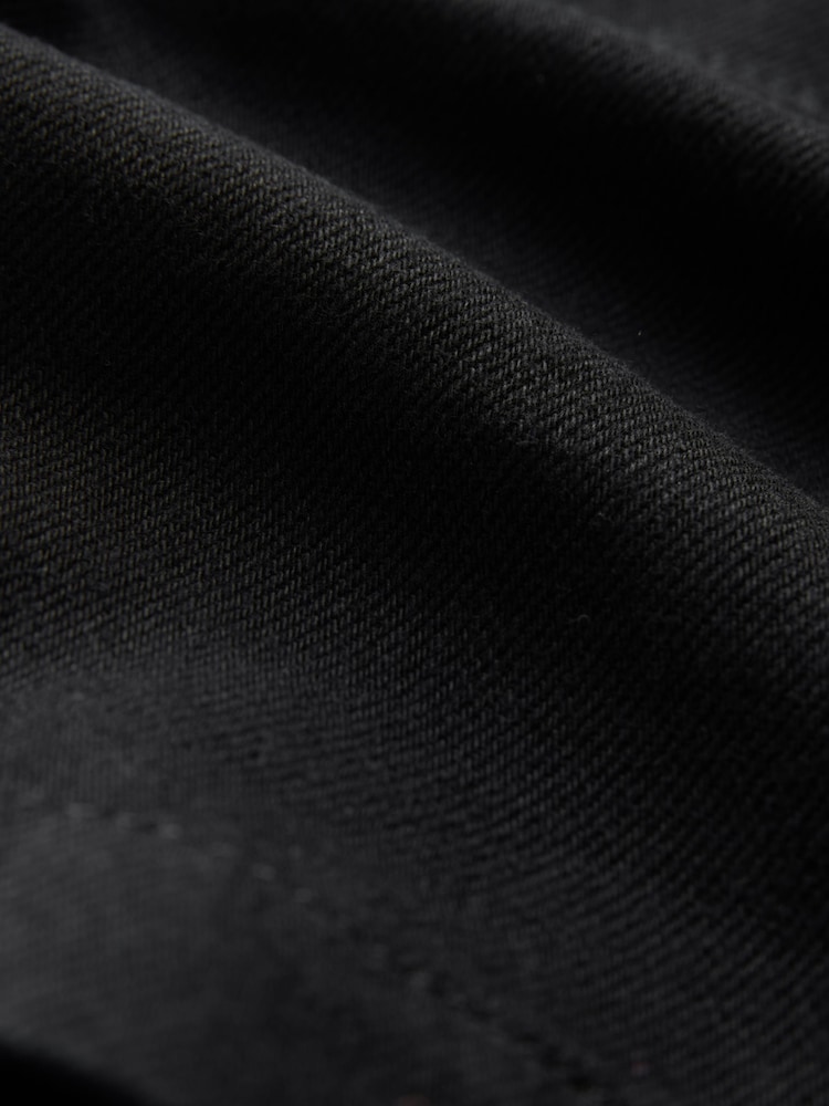 Black Denim Patch Pocket Mini Skirt - Image 7 of 7