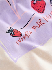 Gelato Ecru White Oversized Graphic Print T-Shirt (3-16yrs) - Image 6 of 7
