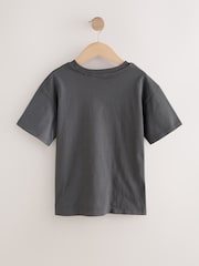 Charcoal Grey Tomato Oversized Graphic Print T-Shirt (3-16yrs) - Image 3 of 4