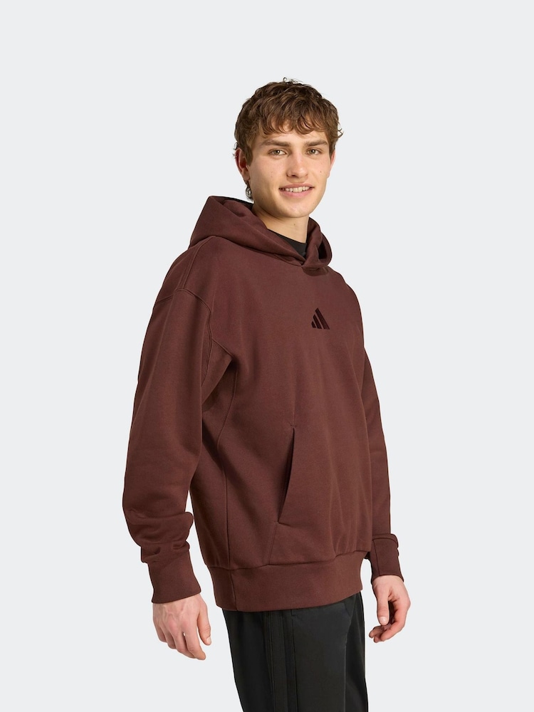 Buy adidas Brown adidas ALL SZN Fleece Hoodie from the Next UK