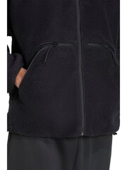 adidas Black City Tech High Pile Fleece Full-Zip Jacket - Image 6 of 17