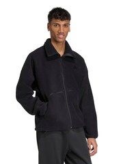 adidas Black City Tech High Pile Fleece Full-Zip Jacket - Image 8 of 17