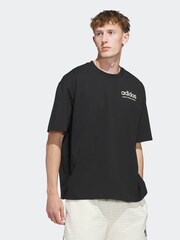 adidas Black adidas adidas Sport Design GFX T-Shirt - Image 1 of 7