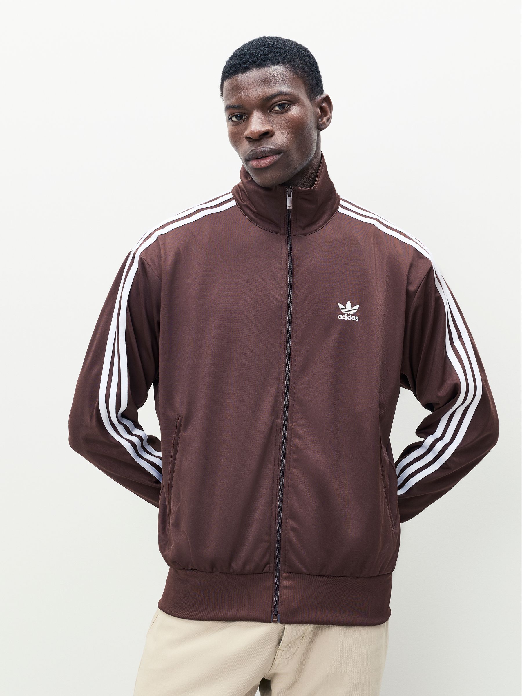 Buy Adidas Originals Brown Adicolor Classics Firebird Track Top