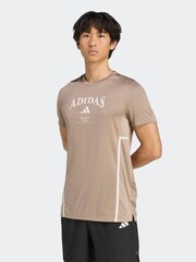 adidas Brown Designed For Training Legacy T-Shirt - Image 1 of 6