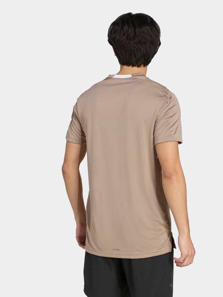 adidas Brown Designed For Training Legacy T-Shirt - Image 2 of 6 adidas Brown Designed For Training Legacy T-Shirt - Image 2 of 6