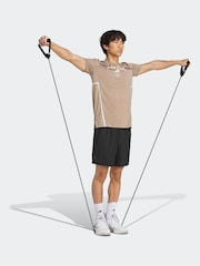 adidas Brown Designed For Training Legacy T-Shirt - Image 3 of 6