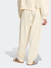 adidas Originals Brown Light Essentials Linear Loose Cuffed Joggers - Image 1 of 6