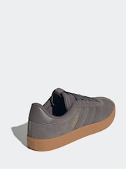 adidas Dark Brown VL Court Trainers - Image 4 of 9