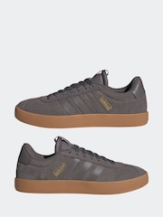 adidas Dark Brown VL Court Trainers - Image 5 of 9
