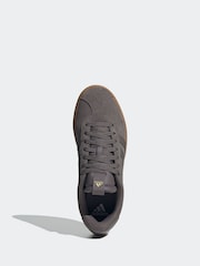 adidas Dark Brown VL Court Trainers - Image 6 of 9
