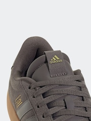 adidas Dark Brown VL Court Trainers - Image 9 of 9