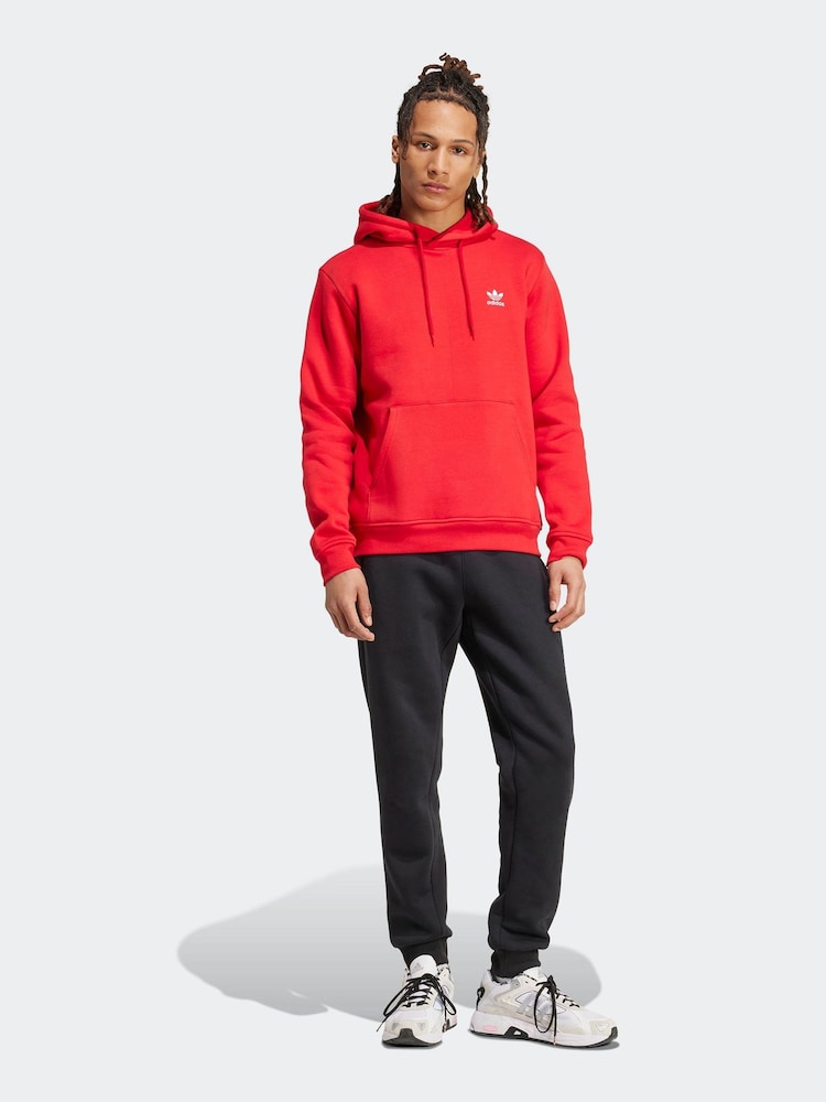 Buy adidas Originals Red Trefoil Essentials Hoodie from Next