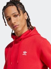 adidas Originals Red Trefoil Essentials Hoodie - Image 5 of 7