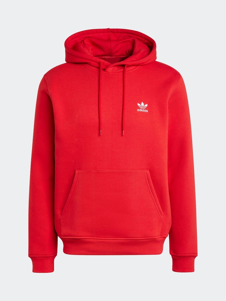 adidas Originals Red Trefoil Essentials Hoodie - Image 7 of 7 adidas Originals Red Trefoil Essentials Hoodie - Image 7 of 7