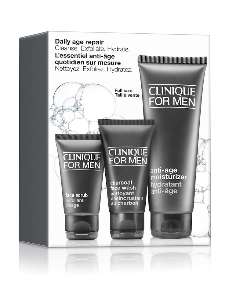 Clinique For Men Daily Age Repair Skincare Set (Worth over £55) - Image 1 of 4