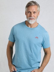 Weird Fish Blue Fished Branded 100% Cotton T-Shirt - Image 3 of 7