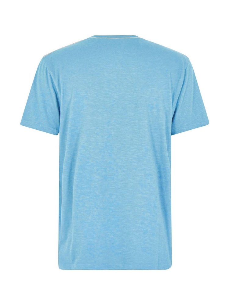 Weird Fish Blue Fished Branded 100% Cotton T-Shirt - Image 7 of 7