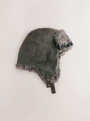 Khaki Green Trapper Hat - Image 1 of 3