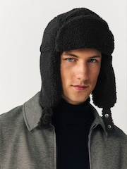 Black Borg Trapper Hat - Image 1 of 6