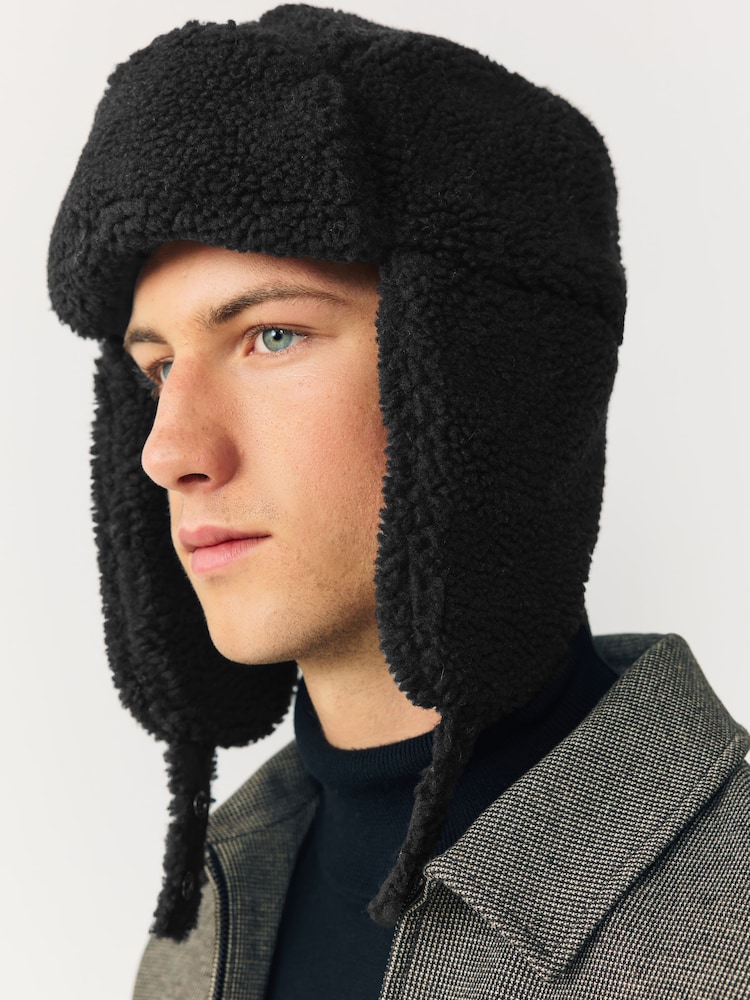 Black Borg Trapper Hat - Image 2 of 6