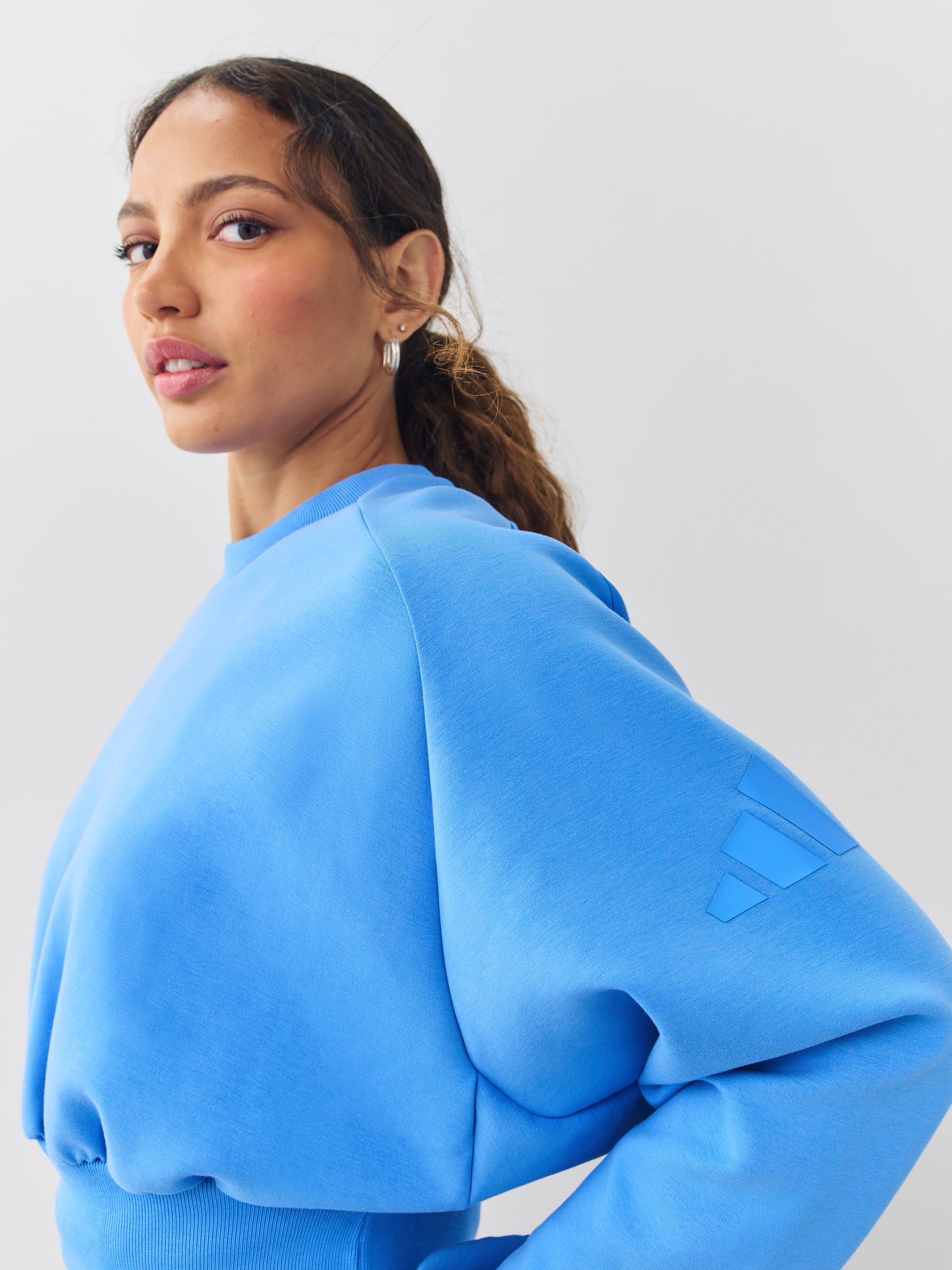 Buy adidas Blue ALL SZN Soft Lux Loose Sweatshirt from Next USA