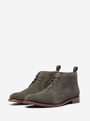 Oliver Sweeney Dark Grey Suede Chukka Boots - Image 3 of 5