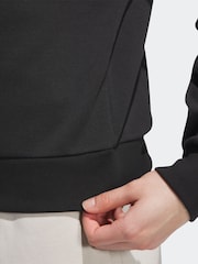 adidas Black Coquette Pearls Graphic Sweatshirt - Image 5 of 6