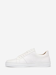 Oliver Sweeney Leather Cupsole White Trainers - Image 2 of 5