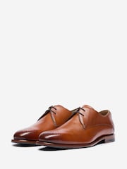 Oliver Sweeney Antiqued Leather Derby Shoes - Image 3 of 5