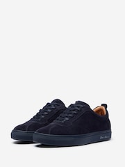 Oliver Sweeney Blue Calf Suede Retro Trainers - Image 3 of 5