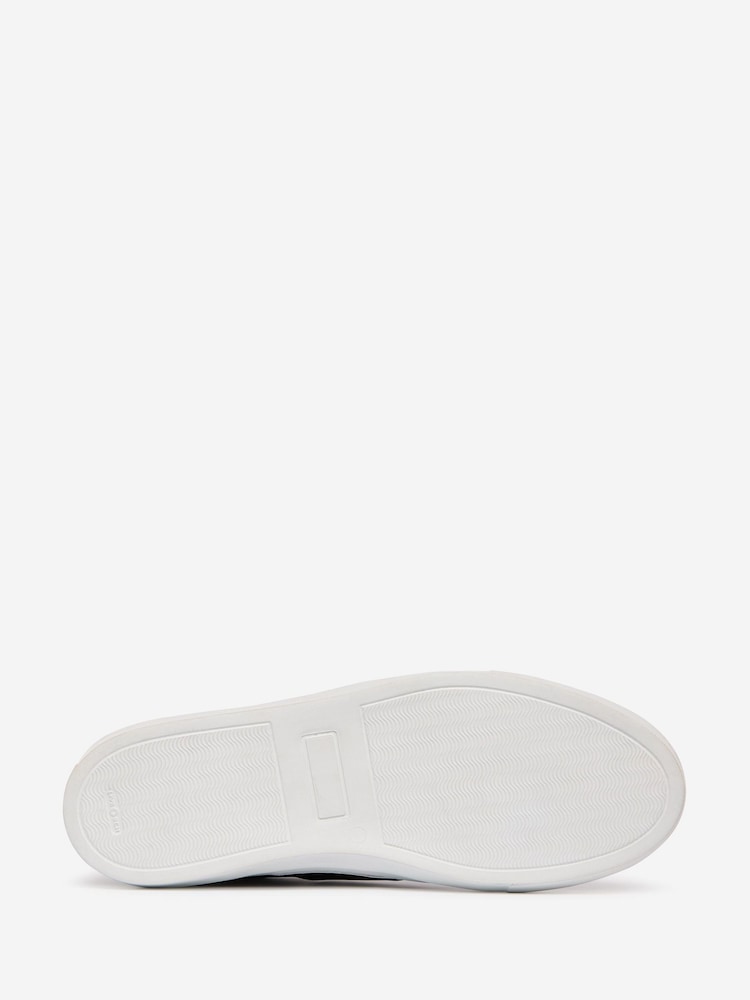 Oliver Sweeney Blue Milled Leather Cupsole Trainers - Image 5 of 5 Oliver Sweeney Blue Milled Leather Cupsole Trainers - Image 5 of 5