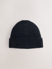 Black Beanie Hat - Image 1 of 3