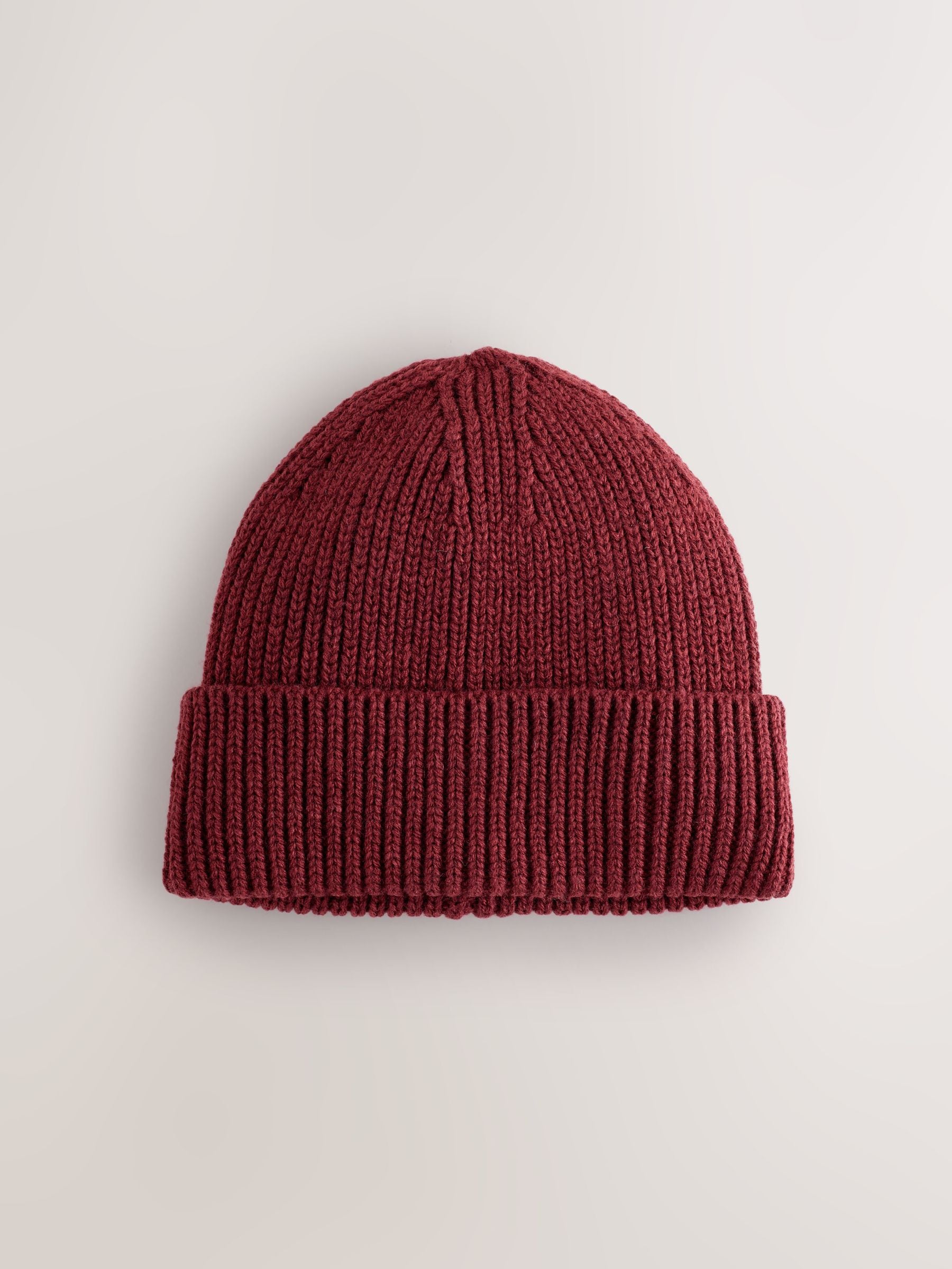 Buy Red Beanie Hat from Next USA