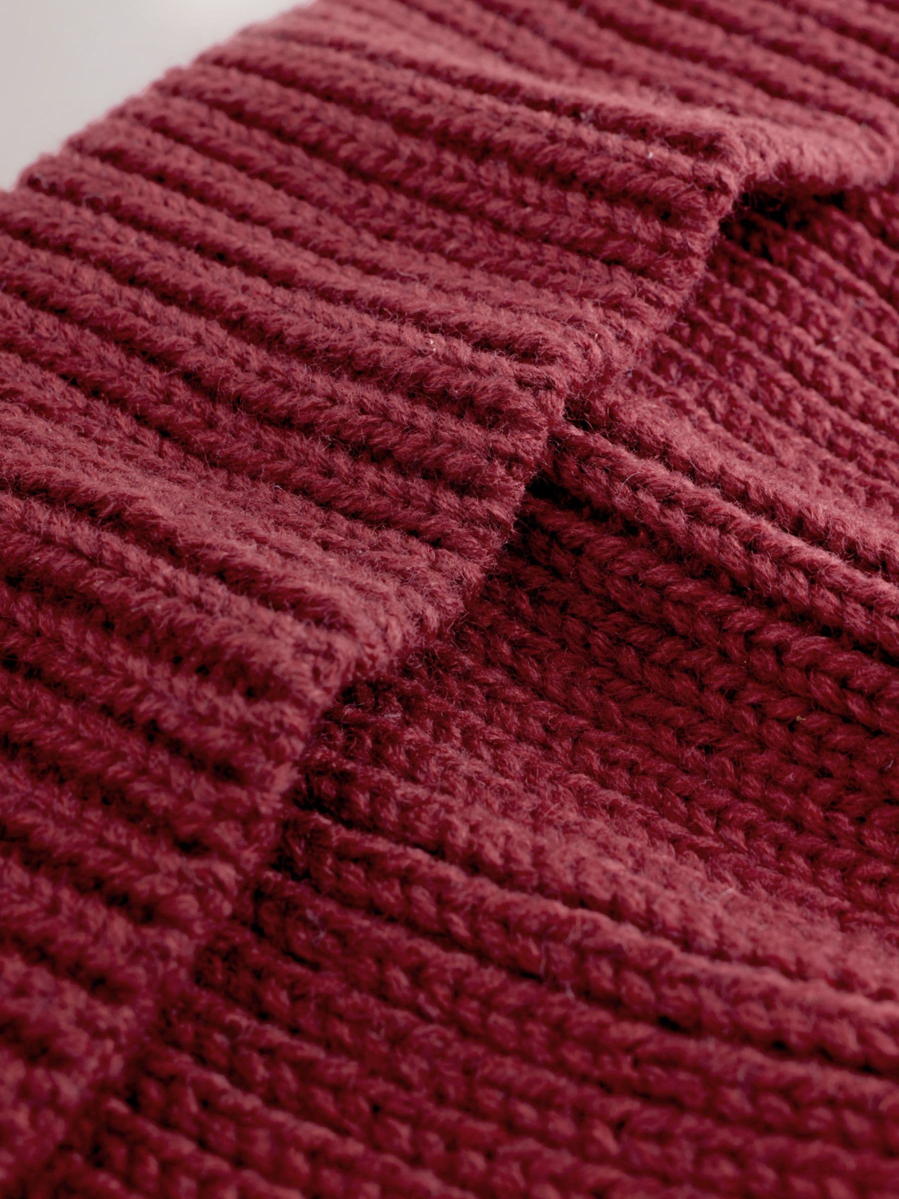 Buy Red Beanie Hat from Next USA