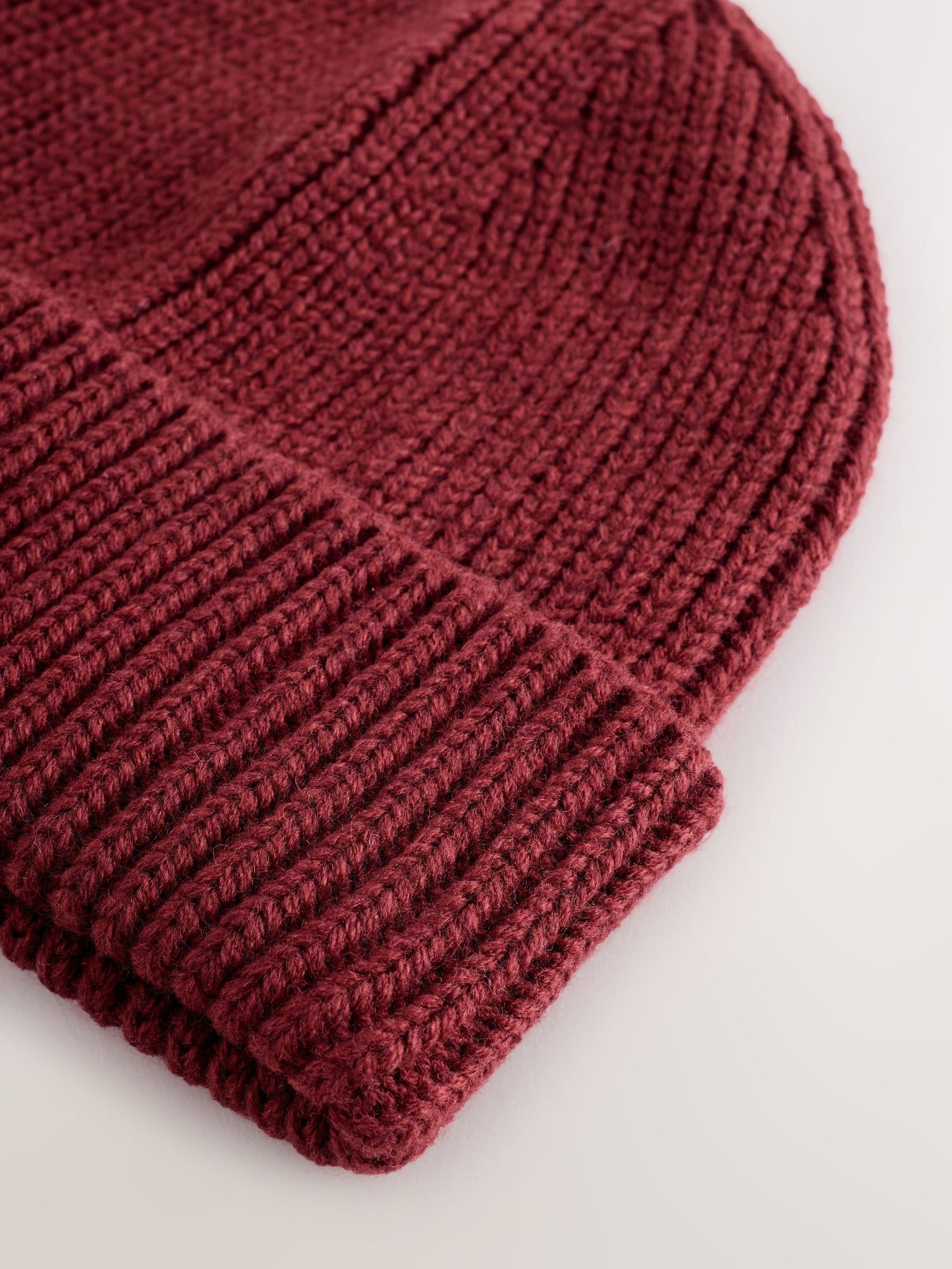 Buy Red Beanie Hat from Next USA