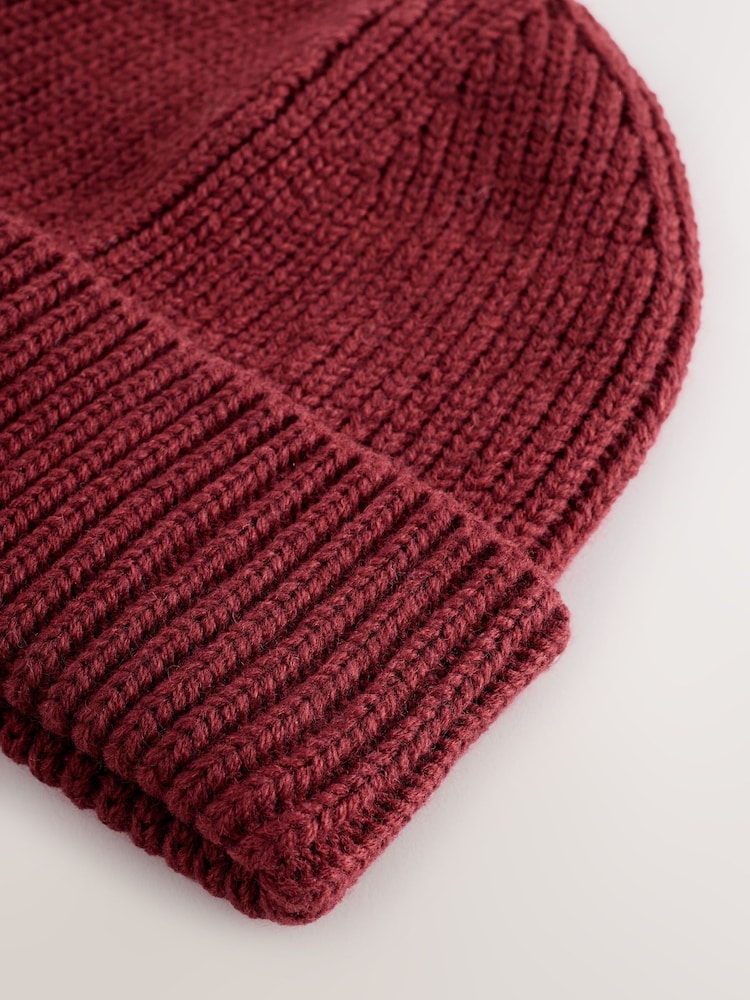 Red Beanie Hat - Image 5 of 5