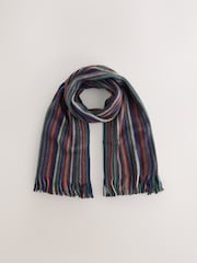 Multicolour Stripe Knitted Scarf - Image 1 of 3