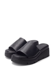 Moda In Pelle Namya High One Band Netty Wedges - Image 2 of 4