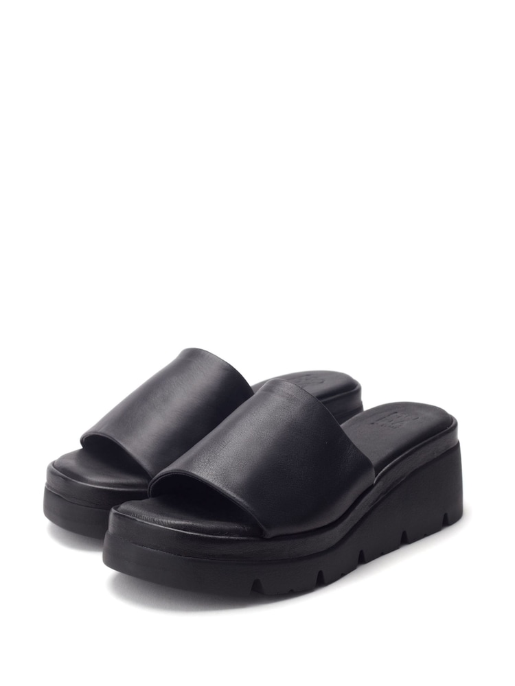 Moda In Pelle Namya High One Band Netty Wedges - Image 2 of 4