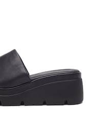 Moda In Pelle Namya High One Band Netty Wedges - Image 4 of 4