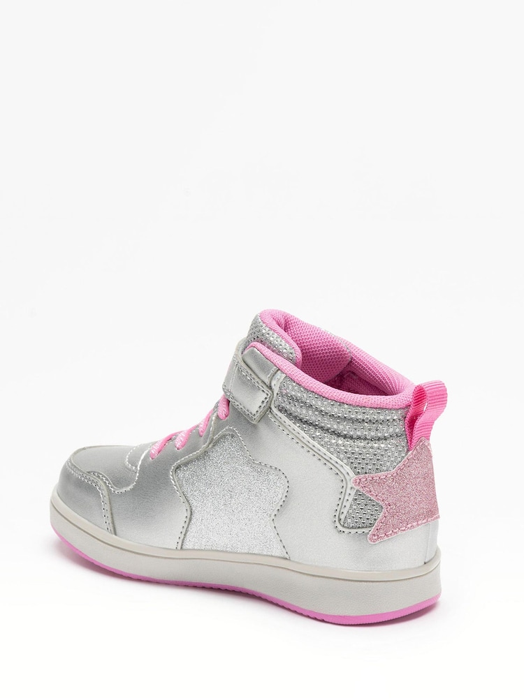 Lelli Kelly Silver Star Hi Top Trainers - Image 2 of 5