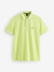 BOSS Green Regular-Fit Paddy Tipped Collar Polo Shirt - Image 1 of 1
